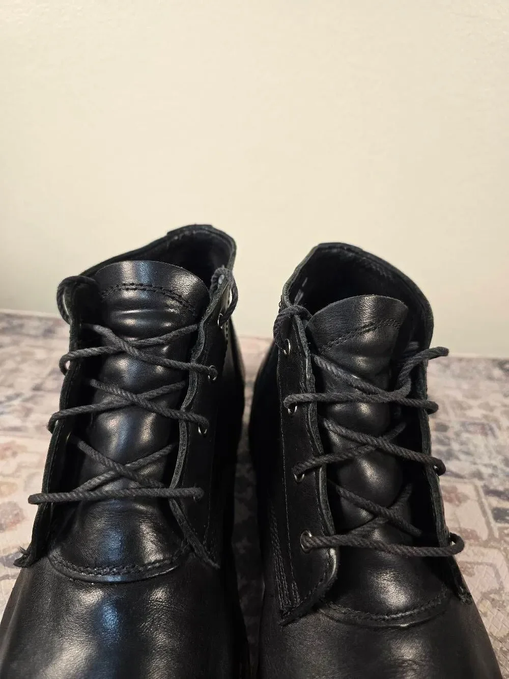 Timberland Chukka Boots Premium Black Leather Men’s Size 9
